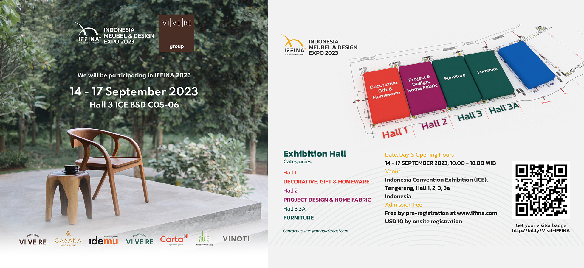 IFFINA 2023 – Indonesia Meubel & Design Expo 2023 Banner