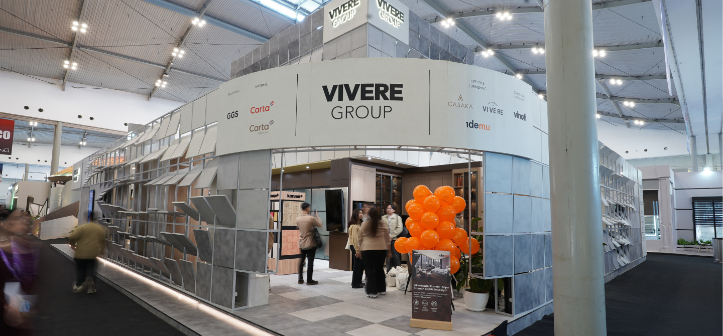 VIVERE Group Showcases “Designed for Life” Concept and Latest Product Innovations at IndoBuildTech 2025 Banner
