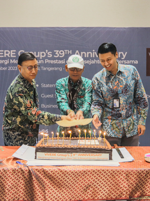 VIVERE Group’s 39th Anniversary:  Bersinergi Membangun Prestasi dan Kesejahteraan Bersama